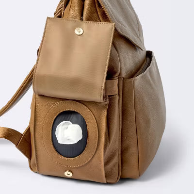 Wickelrucksack mit Klappe und Magnetverschluss