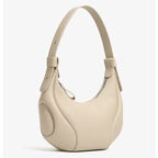 Halbmondförmige Hobo-Schultertasche mit verstellbarem Riemen