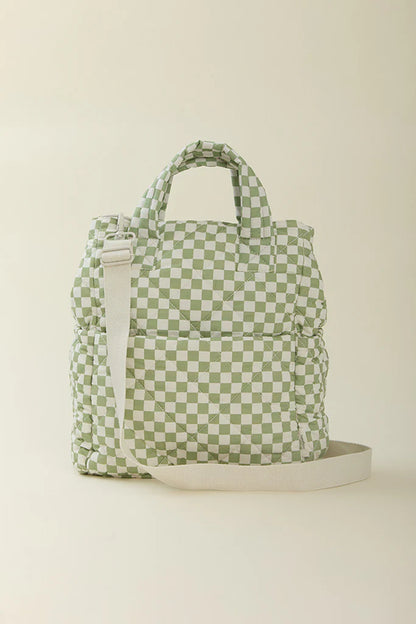6-in-1 Wickeltasche mit abnehmbarem Mini-Umhängetasche
