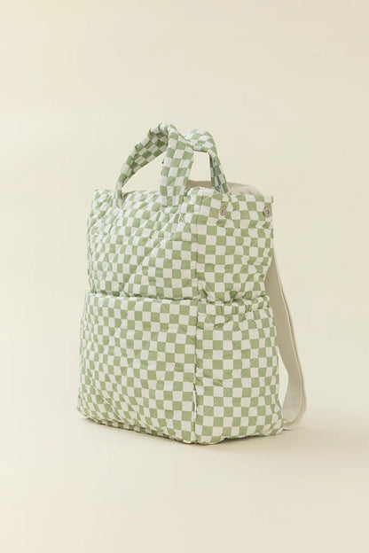 6-in-1 Wickeltasche mit abnehmbarem Mini-Umhängetasche
